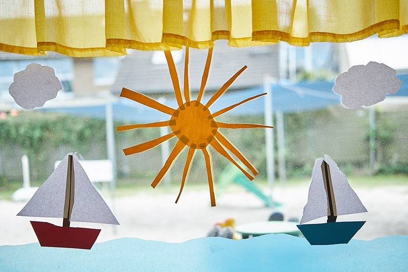 Fensterdekoration im Rhythmus der Jahreszeiten