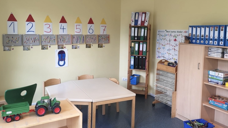 ein Nebenraum für die Vorschulkinder